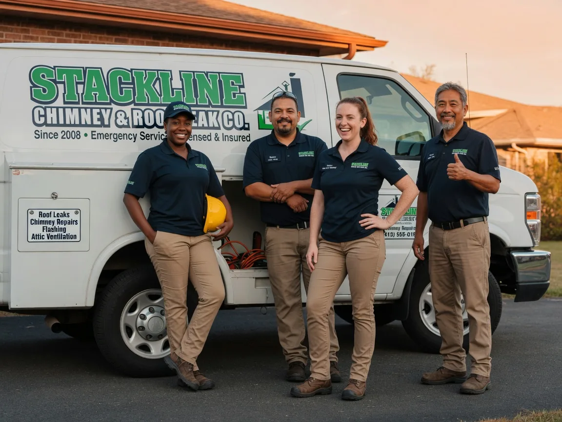 Chimney flashing repair company in Bluff City, TN